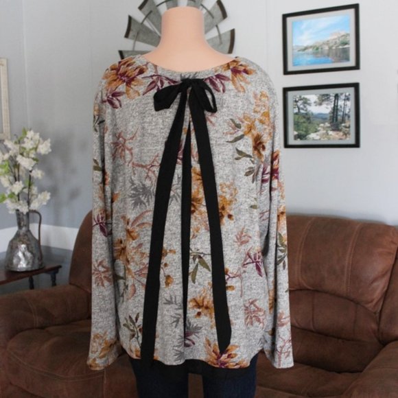 NWT Bobeau Bow Back Detail Knit Top 3X - Picture 6 of 8